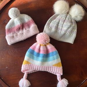 Bundle of 3 ‼️Winter hats 2T and size small